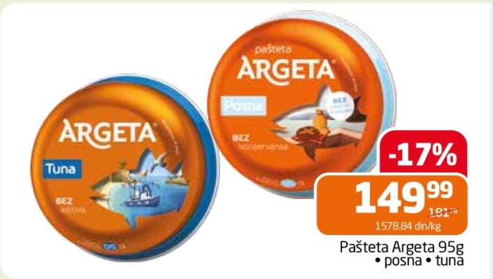 Pašteta Argeta 95g