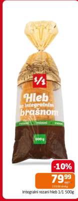 Integralni rezani hleb 1/1 500g