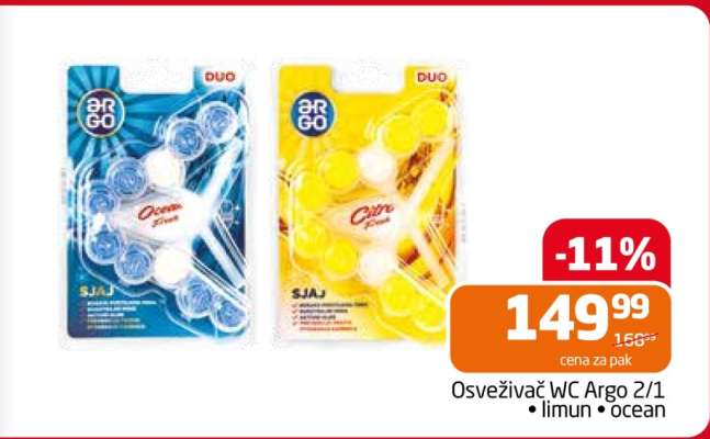 Osveživač WC Argo 2/1