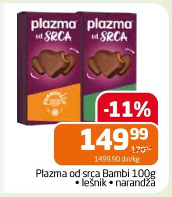 Plazma od srca Bambi 100g