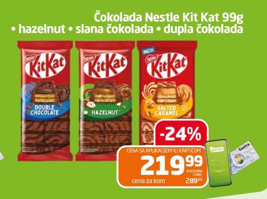 Čokolada Nestle Kit Kat 99g