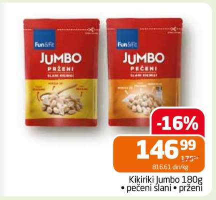 Kikiriki Jumbo 180g
