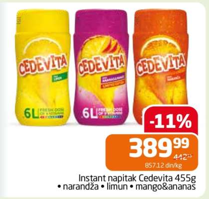 Instant napitak Cedevita 455g
