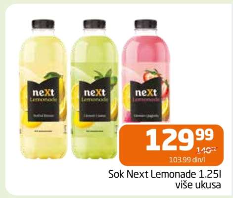 Sok Next Lemonade 1.25l