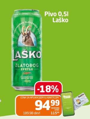 Pivo 0,5l Laško