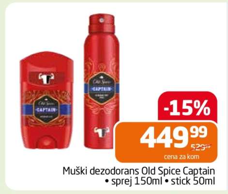 Muški dezodorans Old Spice Captain