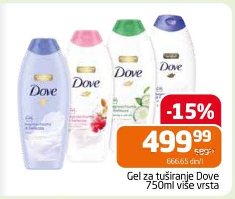 Gel za tuširanje Dove