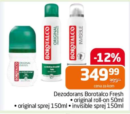 Dezodorans Borotalco Fresh