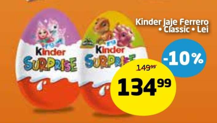 KINDER JAJE Ferrero