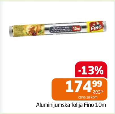 Aluminijumska folija Fino 10m
