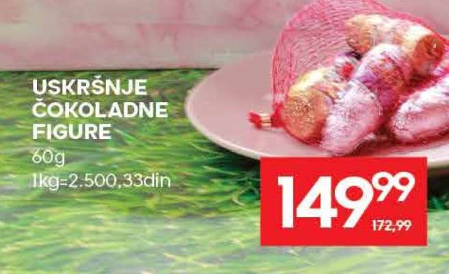 Uskršnje čokoladne figure