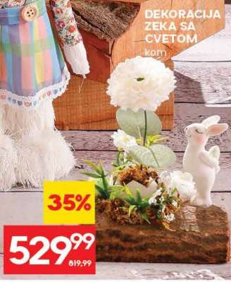 DEKORACIJA ZEKA SA CVETOM