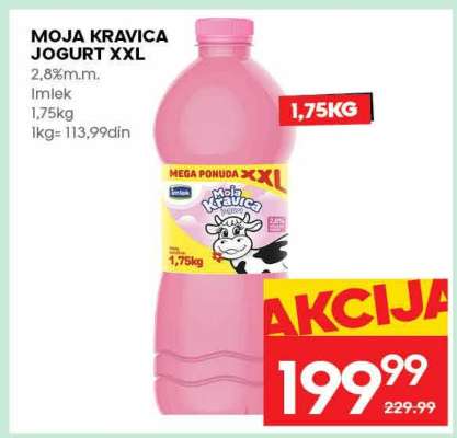 Moja Kravica jogurt XXL