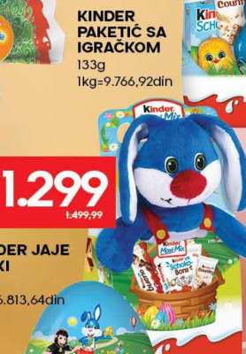 KINDER PAKETIĆ SA IGRAČKOM