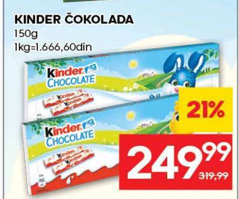 Kinder Čokolada