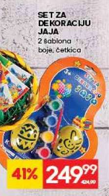 SET ZA DEKORACIJU JAJA