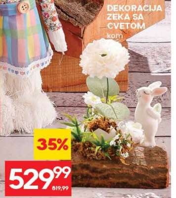 DEKORACIJA ZEKA SA CVETOM