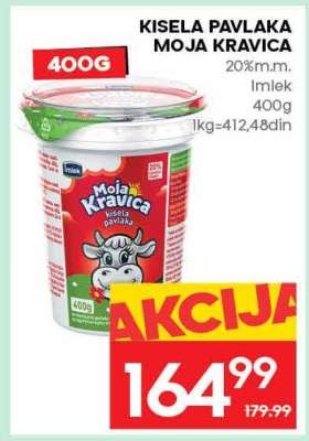 Kisela pavlaka Moja kravica