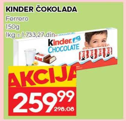 Kinder Čokolada