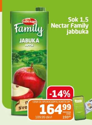Sok 1,5 Nectar Family jabbuka