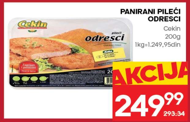 Panirani pileći odresci