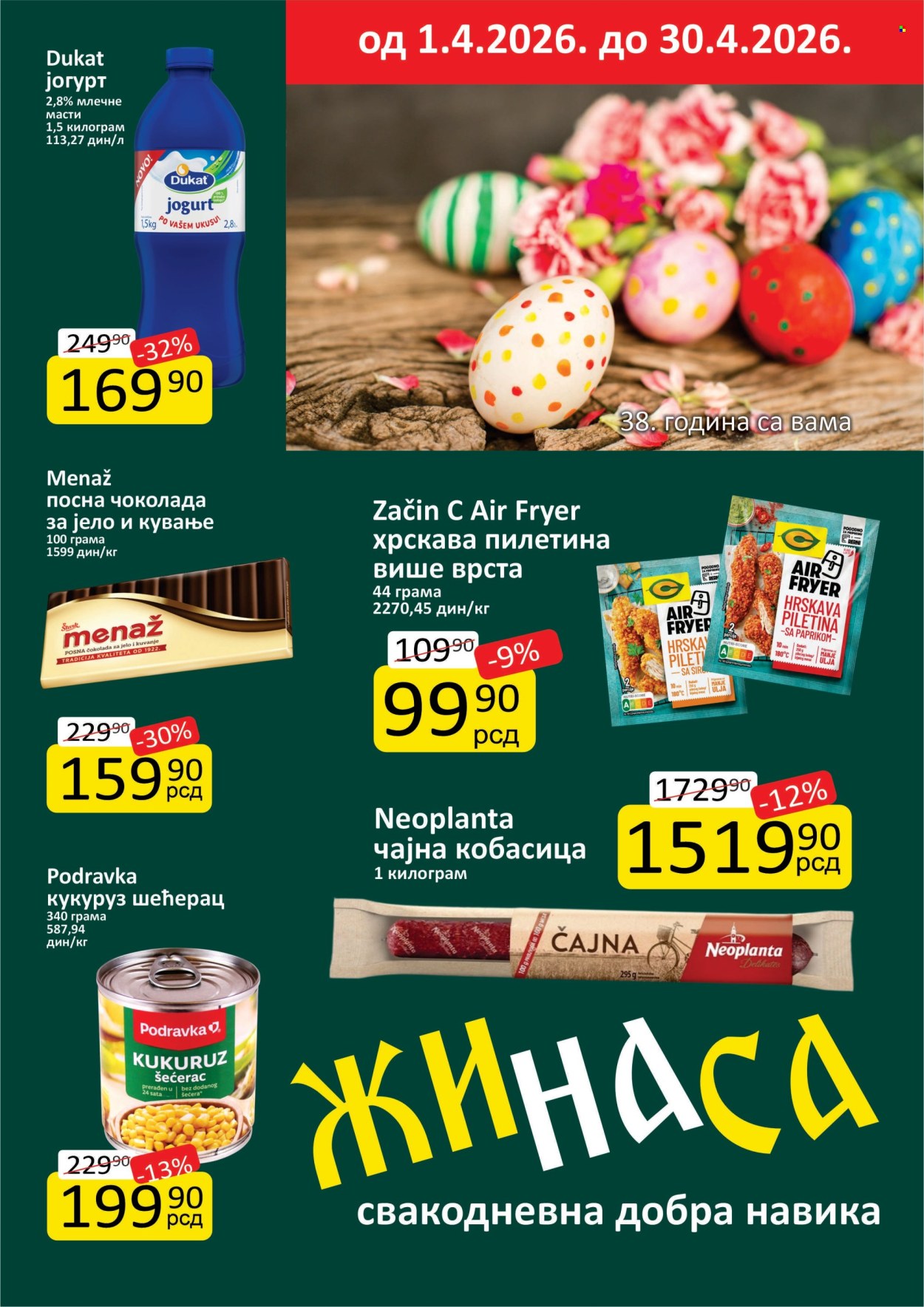 ŽINASA katalog - 01.04.2026 - 30.04.2026. Stranica 1