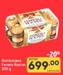 Bombonjera Ferrero Rocher 200 g