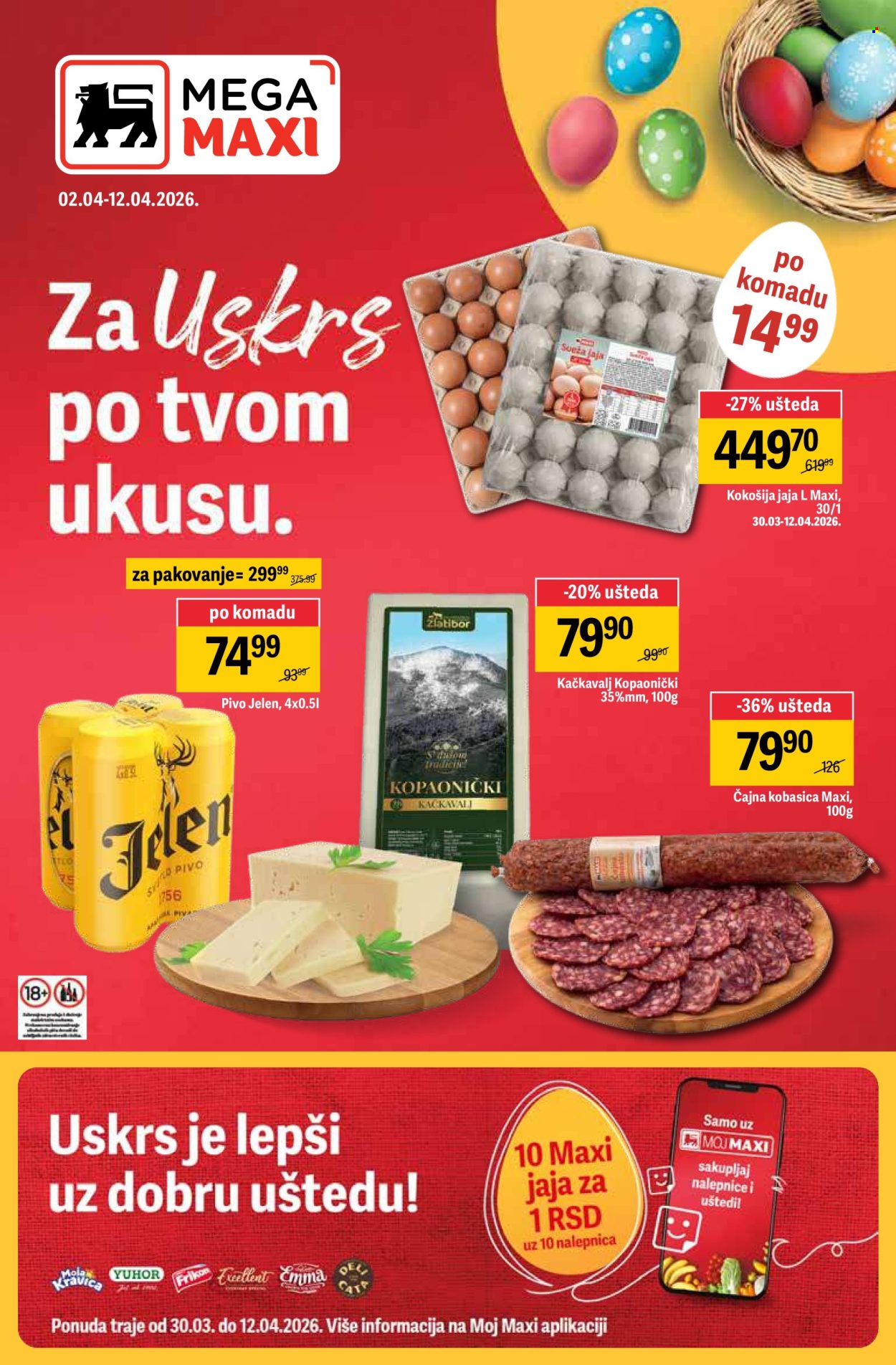 Mega Maxi katalog - 02.04.2026 - 12.04.2026. Stranica 1