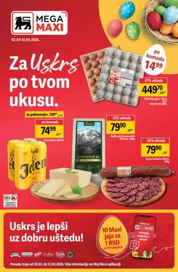 Mega Maxi katalog - 02.04.2026 - 12.04.2026.