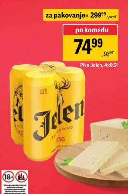 Pivo Jelen 4x0.5l