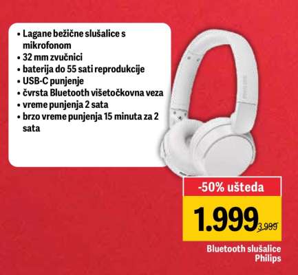 Bluetooth slušalice Philips