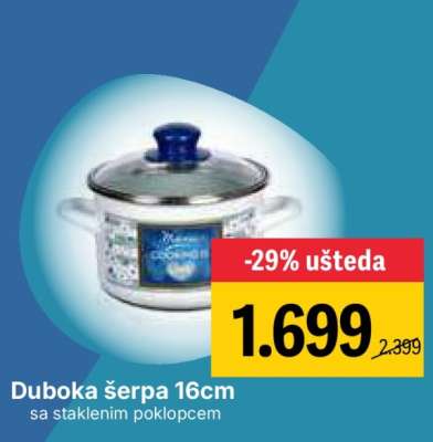 Duboka šerpa 16cm