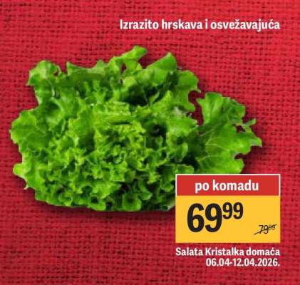 Salata Kristalka domaća