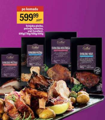 Svinjska plećka, pečenje, kolenica, vrat Excellent