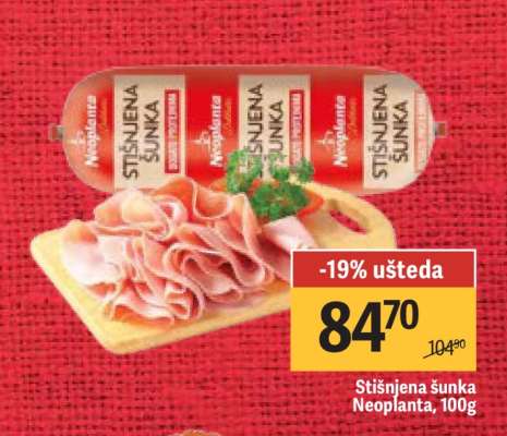 STIŠNJENA ŠUNKA Neoplanta 100g