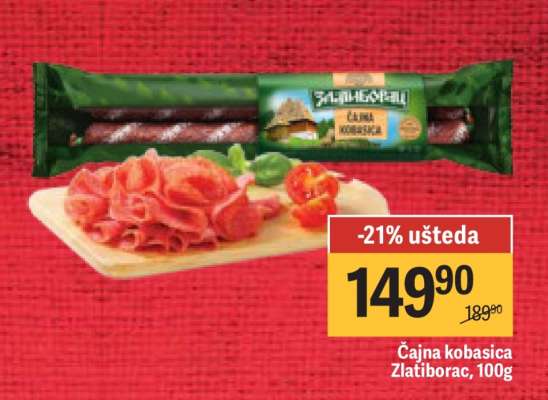 ČAJNA KOBASICA Zlatiborac 100g