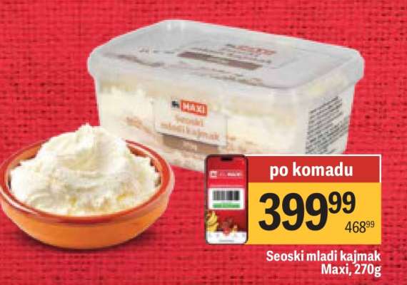 Seoski mladi kajmak Maxi, 270g