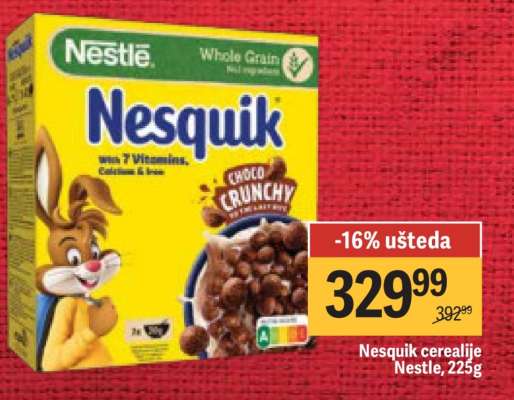 Nesquik cerealije Nestle 225g