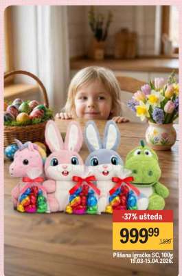 Plišana igračka SC, 100g