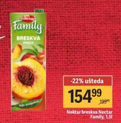 Nektar breskva Nectar Family, 1,5l