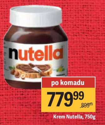 Krem Nutella, 750g