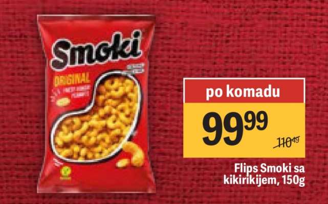 Flips Smoki sa kikirikijem 150g