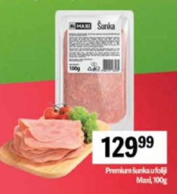 Premium šunka u fólii