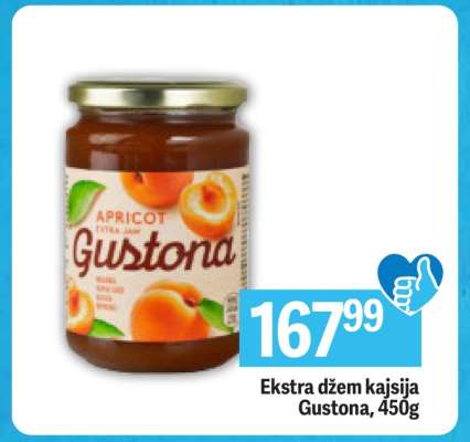 Ekstra džem kajsija Gustona, 450g
