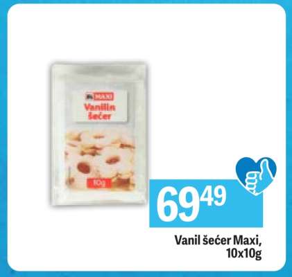 Vanil secer Maxi, 10x10g
