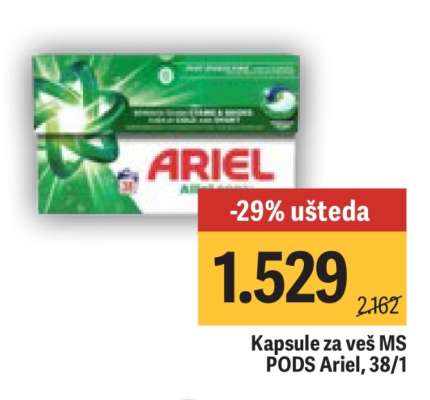 Kapsule za veš MS PODS Ariel, 38/1