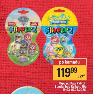 Flipperz Paw Patrol, Sunder bob Relkon, 10g