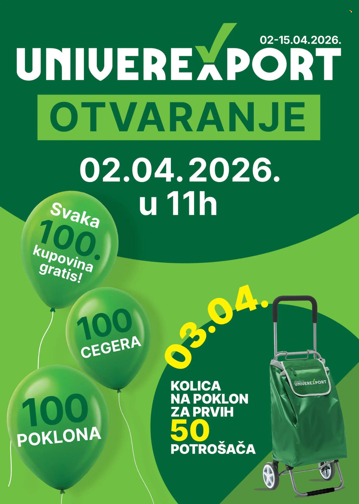 Univerexport katalog - 02.04.2026 - 15.04.2026. Stranica 1