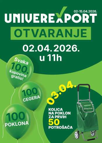 Univerexport katalog - 02.04.2026 - 15.04.2026.