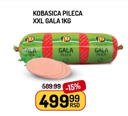 KOBASICA PILEĆA XXL GALA 1kg